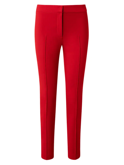 Shop Akris Punto Women's Mara Pintuck Pants In Red