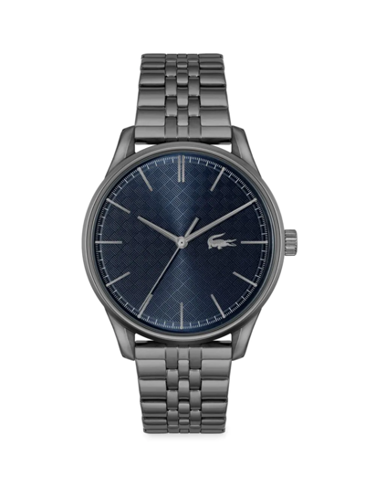 Shop Lacoste Men's Vienna 42mm Watch In Grey