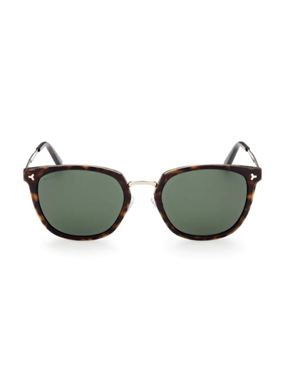 Shop Bally Men's 57mm Square Sunglasses In Brown