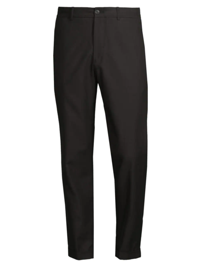 Shop Vince Men's Tapered Cuffed Pants In Black