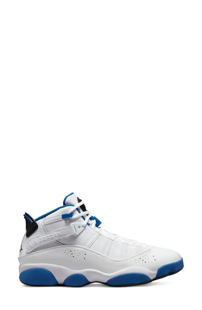 Shop Nike Jordan 6 Rings Sneaker In White/ Black/ Blue/ White