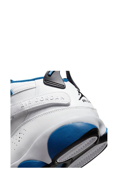 Shop Nike Jordan 6 Rings Sneaker In White/ Black/ Blue/ White