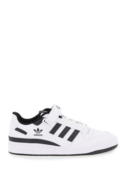 Shop Adidas Originals Forum Low Sneakers In White,black