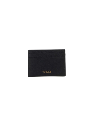 Shop Versace Women's Black Other Materials Card Holder