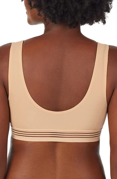 Le Mystere Second Skin Sheer-inset Bralette In Ivrtanpt