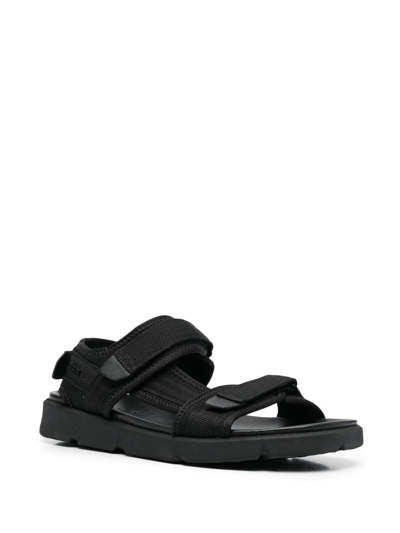 Shop Geox Xand 2s Touch-strap Sandals In Schwarz