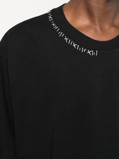 Mjb Marc Jacques Burton Logo-print Short-sleeve T-shirt In Schwarz