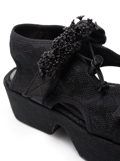 Shop Cecilie Bahnsen May Platform Sandals In Schwarz