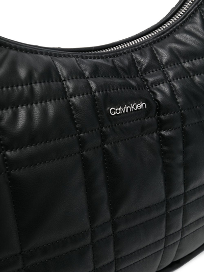 Shop Calvin Klein Touch Quilted Hobo Bag In Schwarz