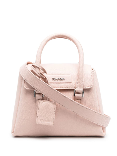 Shop Calvin Klein Dressed Mini Tote Bag In Rosa