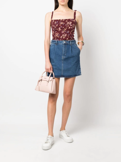 Shop Calvin Klein Dressed Mini Tote Bag In Rosa