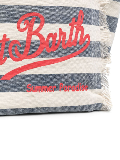 Mc2 Saint Barth Logo-print Tote Bag In Nude