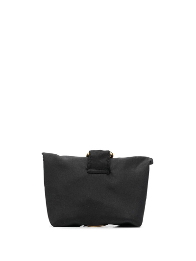 Shop Versace Icon Pet Waste Bag Holder In Black