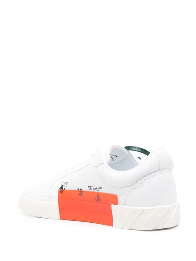 Shop Off-white Vulcanized Low-top Sneakers In Weiss