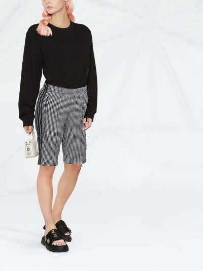Alexander Wang Logo-patch Sweatshirt In Schwarz