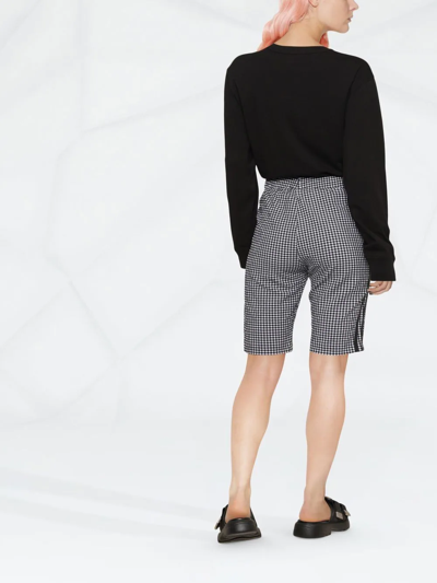 Alexander Wang Logo-patch Sweatshirt In Schwarz