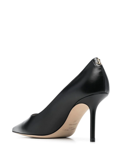 Shop Jimmy Choo Love Pointed-toe 85mm Pumps In Schwarz