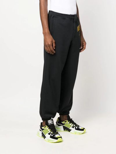 Moschino Trousers Jogging Elastic Waistband Pockets In Schwarz