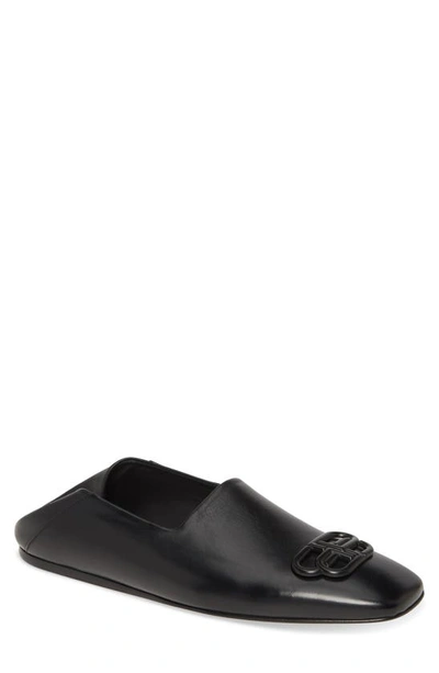 Shop Balenciaga Carrera Loafer In Black / Black