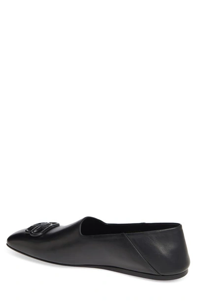 Shop Balenciaga Carrera Loafer In Black / Black