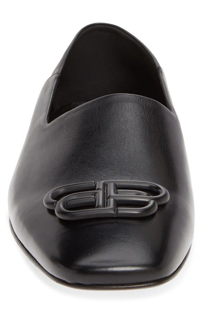 Shop Balenciaga Carrera Loafer In Black / Black