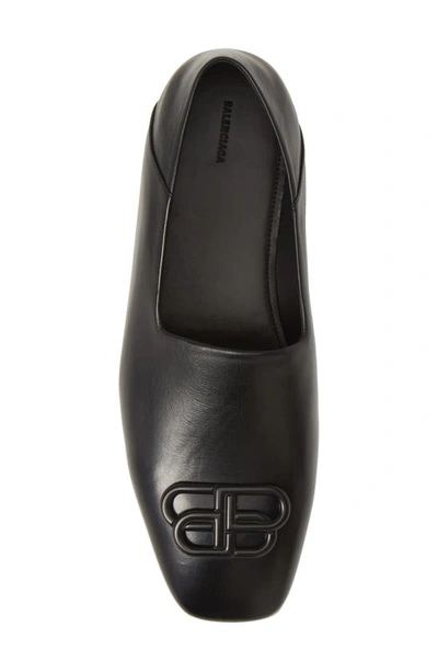 Shop Balenciaga Carrera Loafer In Black / Black