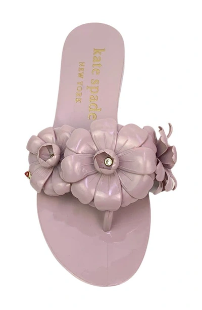 Shop Kate Spade Jaylee Floral Flip Flop In Soft Pink