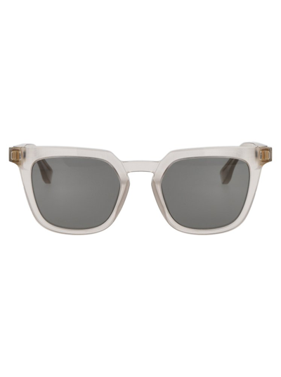 Shop Mykita X Maison Margiela Square Frame Sunglasses In White