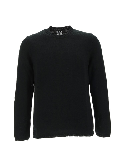 Shop Black Comme Des Garçons Crewneck Long