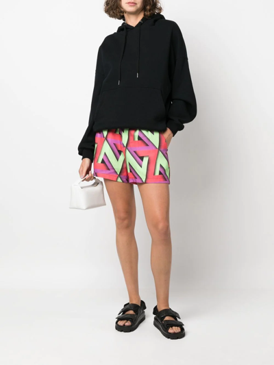 Shop Rachel Comey Abstract-print Shorts In Green