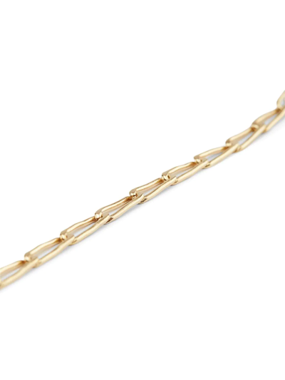 Shop Laura Lombardi 14kt Yellow Gold-plated Adriana Chain Anklet