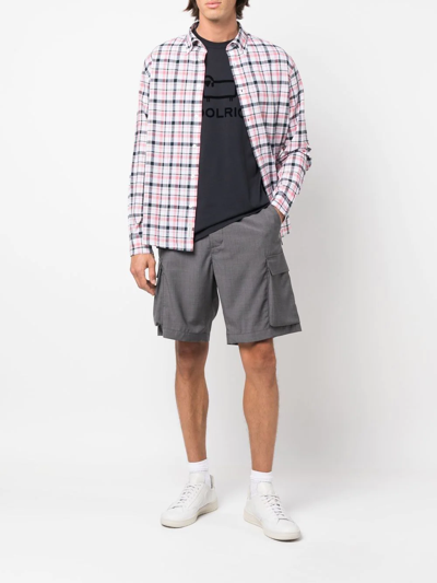 Woolrich Checked Button-down Shirt In Red