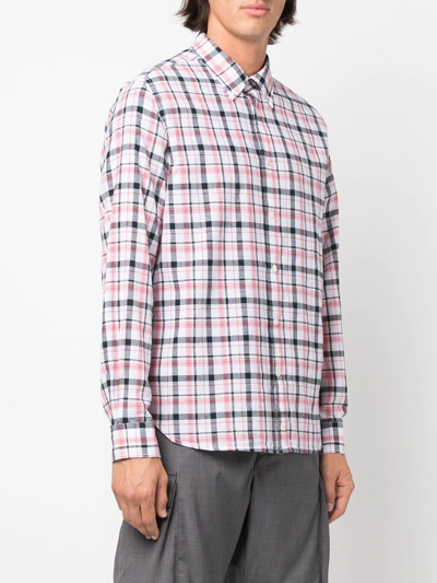 Woolrich Checked Button-down Shirt In Red