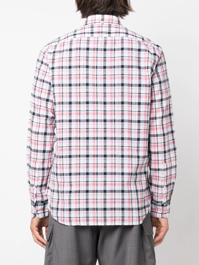 Woolrich Checked Button-down Shirt In Red