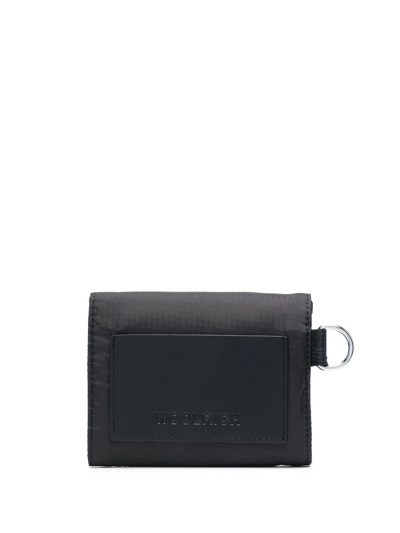 Shop Woolrich Debossed-logo Wallet In Black