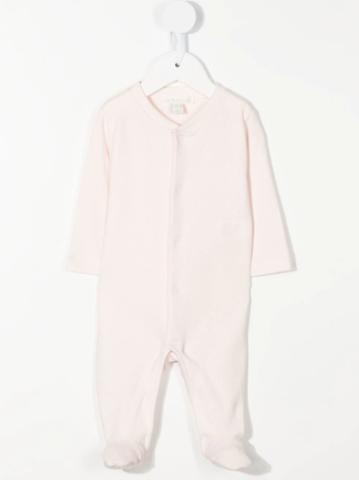 Shop Marie-chantal Button-up Cotton Pajama In White