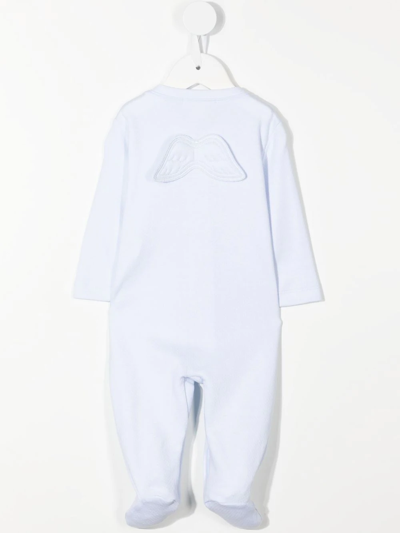 Shop Marie-chantal Two-pack Cotton Pajamas In Blue