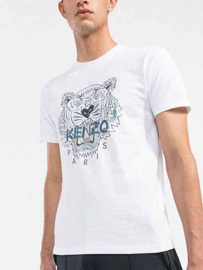mens white kenzo t shirt