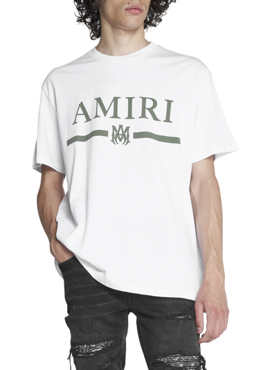 Shop Amiri T-shirt In White