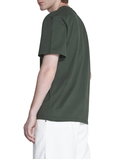 Shop Jw Anderson T-shirt In Bottle Green