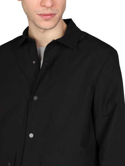 Shop Monobi Cotton And Nylon Jacket In Nero