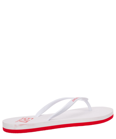 Shop Ea7 Flip Flops In White - High Risk