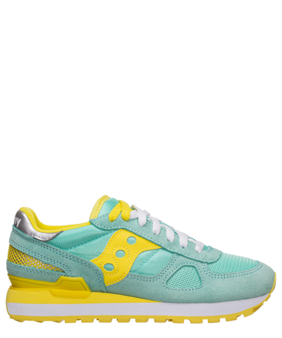 Shop Saucony Jazz O Leather Sneakers In Light Blue