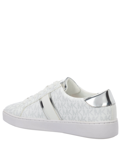 Shop Michael Michael Kors Irving Sneakers In Bright White