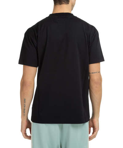 Shop Palm Angels Sunset Palms Cotton T-shirt In Black