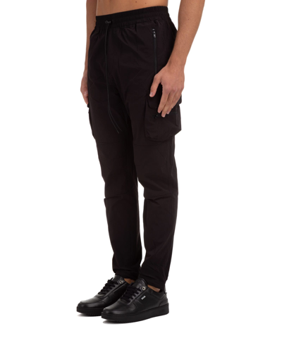 Represent Stretch Nylon Cargo Pant With Pockets In Black