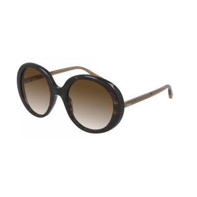 Shop Chloé Ch0007s004 Sunglasses In Havana