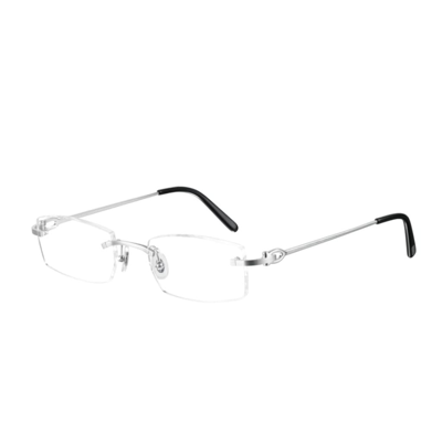 Shop Cartier Ct0045o001 Glasses In Argento
