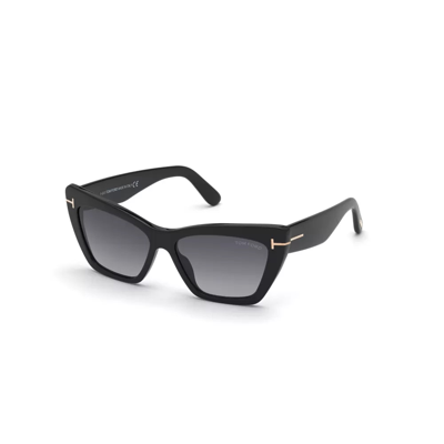 Shop Tom Ford Ft0871/s 01b Sunglasses In Nero