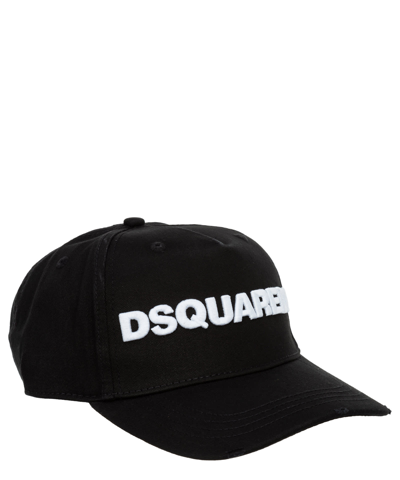 Shop Dsquared2 Cotton Hat In Black